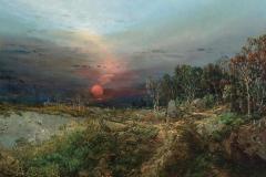 Sunset.-William-Louis-Sonntag.-1822-1900